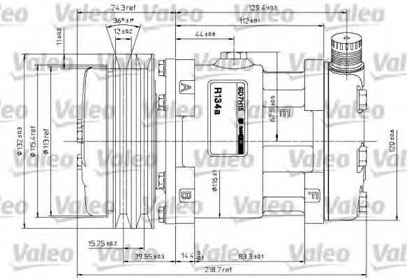 VALEO 815861 Compressor, air conditioning